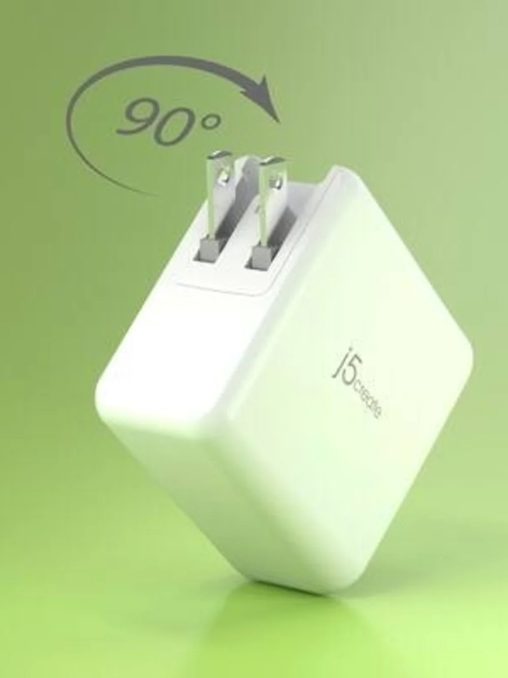 70W GaN Fast USB-C Wall Charger - White